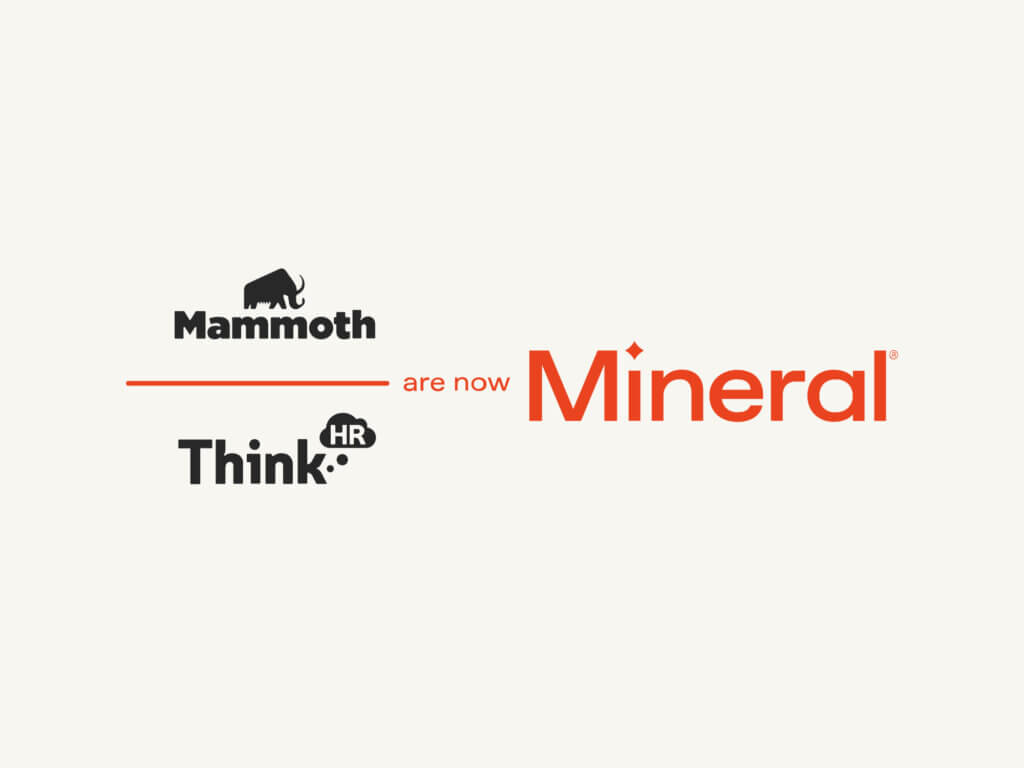 Mammoth, ThinkHR to Mineral transition logo