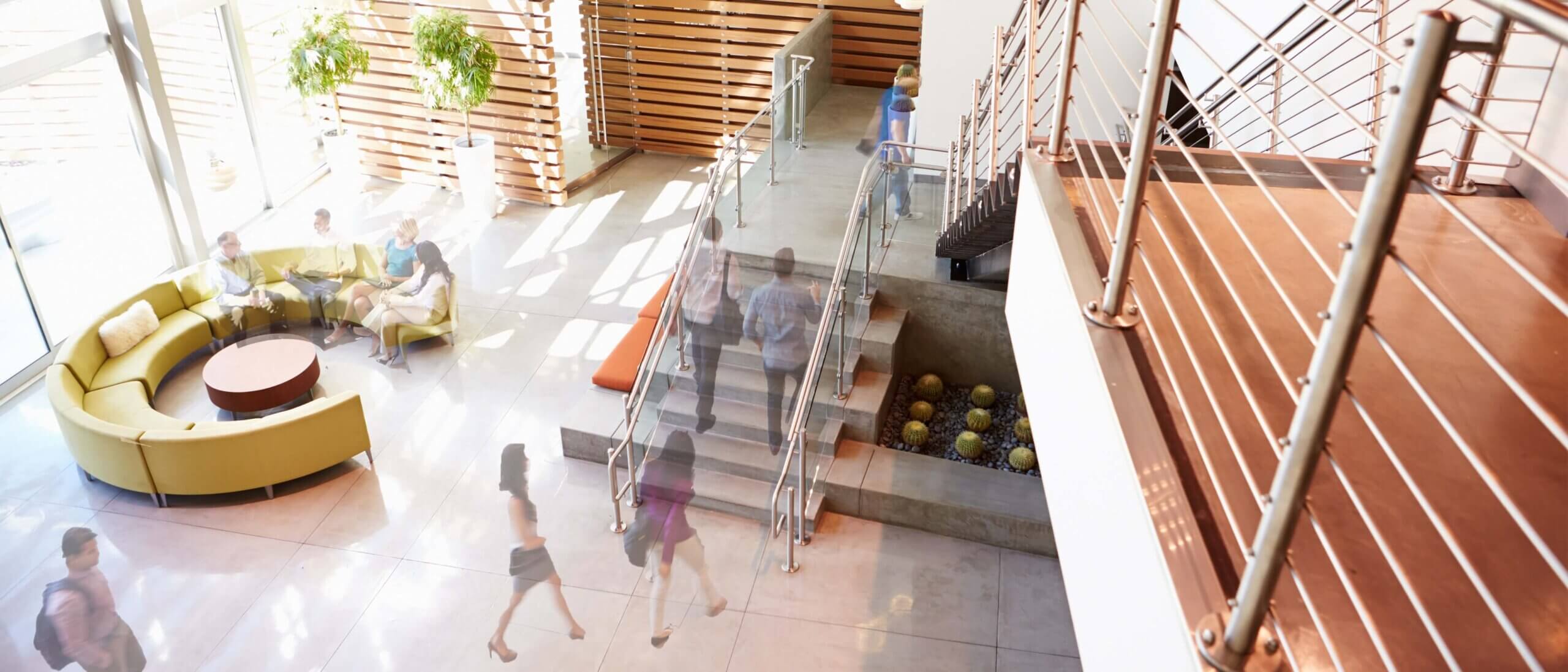 People Fading in an Office