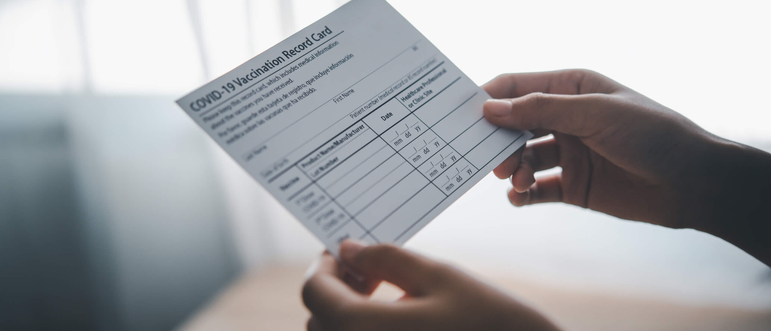 COVID Record Card