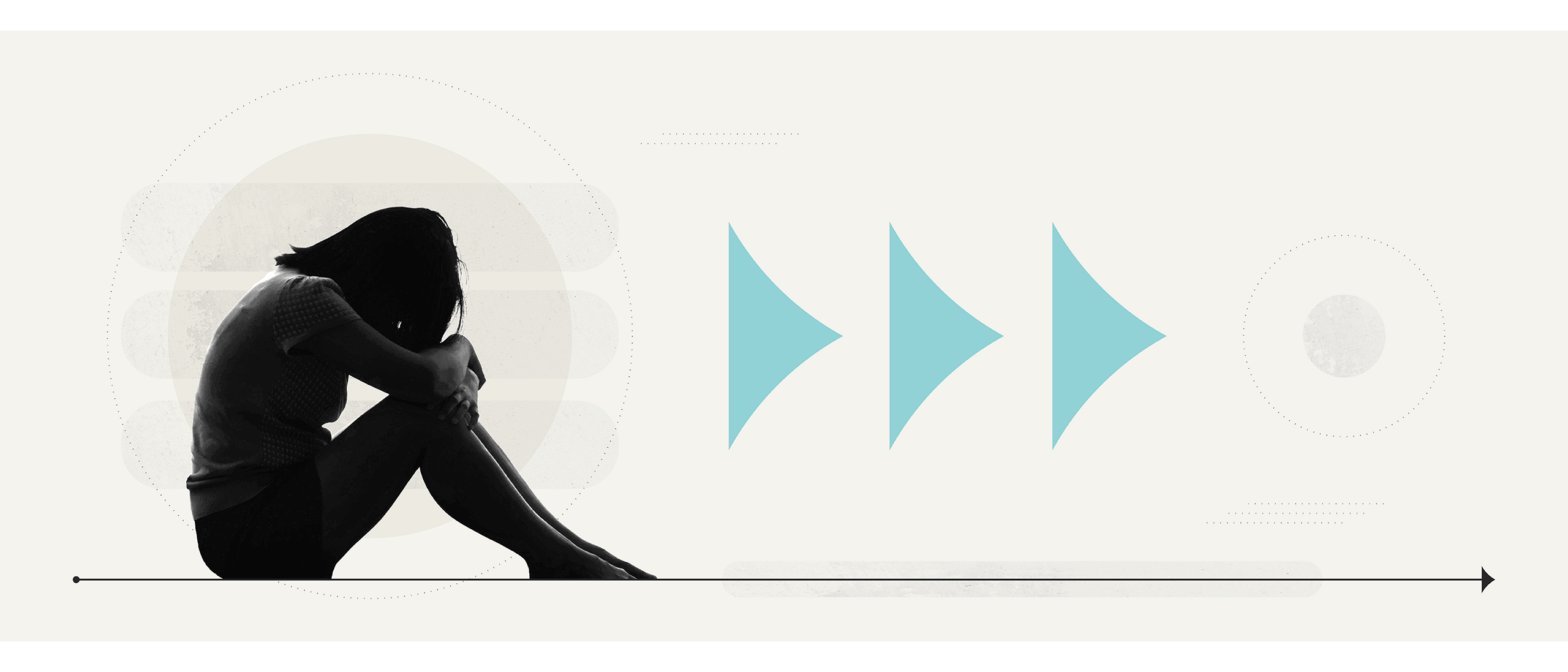 Image depicting someone grieving
