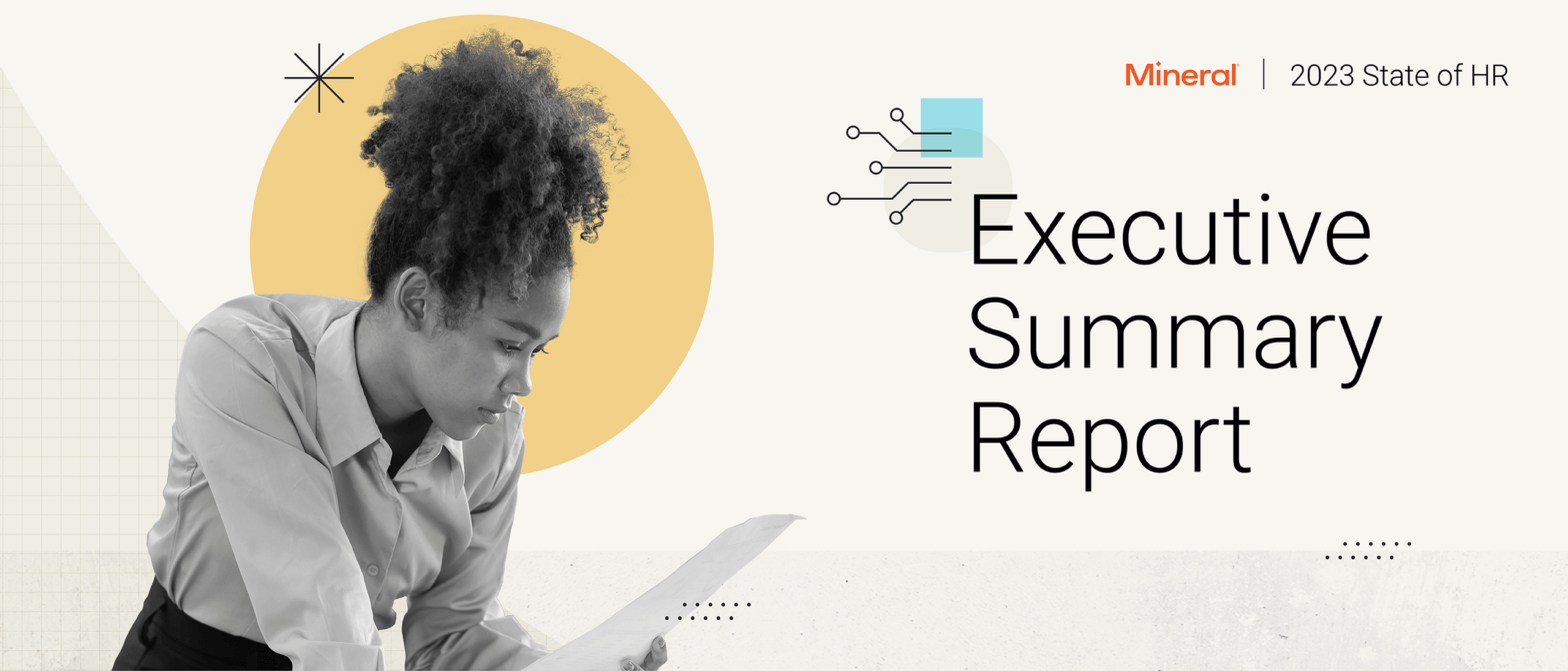 Mineral 2023 State of HR Executive Summary Report